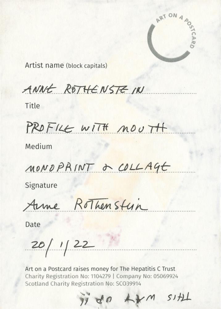 Anne Rothenstein, Profile with Mouth - Image 2 of 3