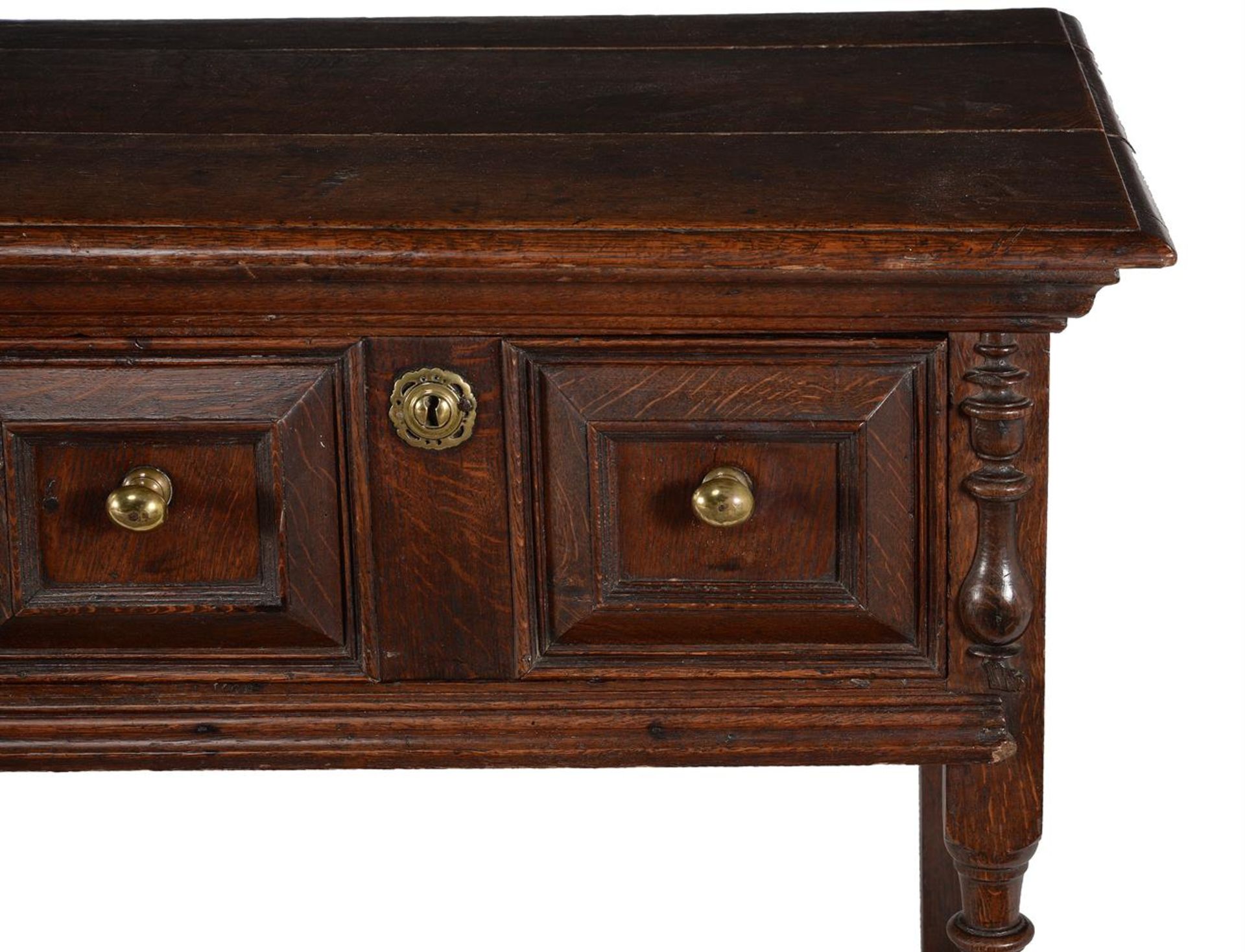 A CHARLES II OAK DRESSER BASE, CIRCA 1680 - Image 2 of 2