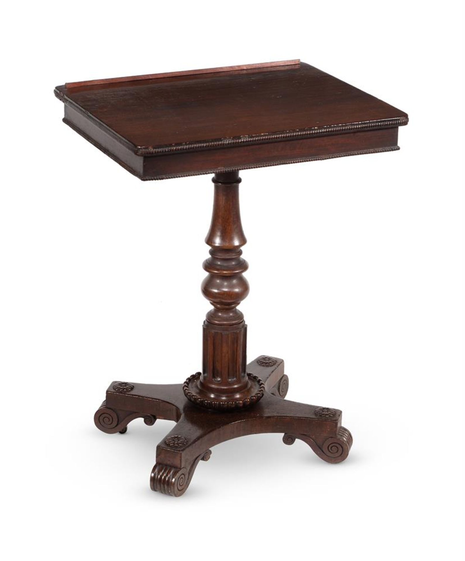 A REGENCY MAHOGANY LIBRARY READING TABLE, ATTRIBUTED TO GILLOWS, CIRCA 1815 - Image 2 of 5