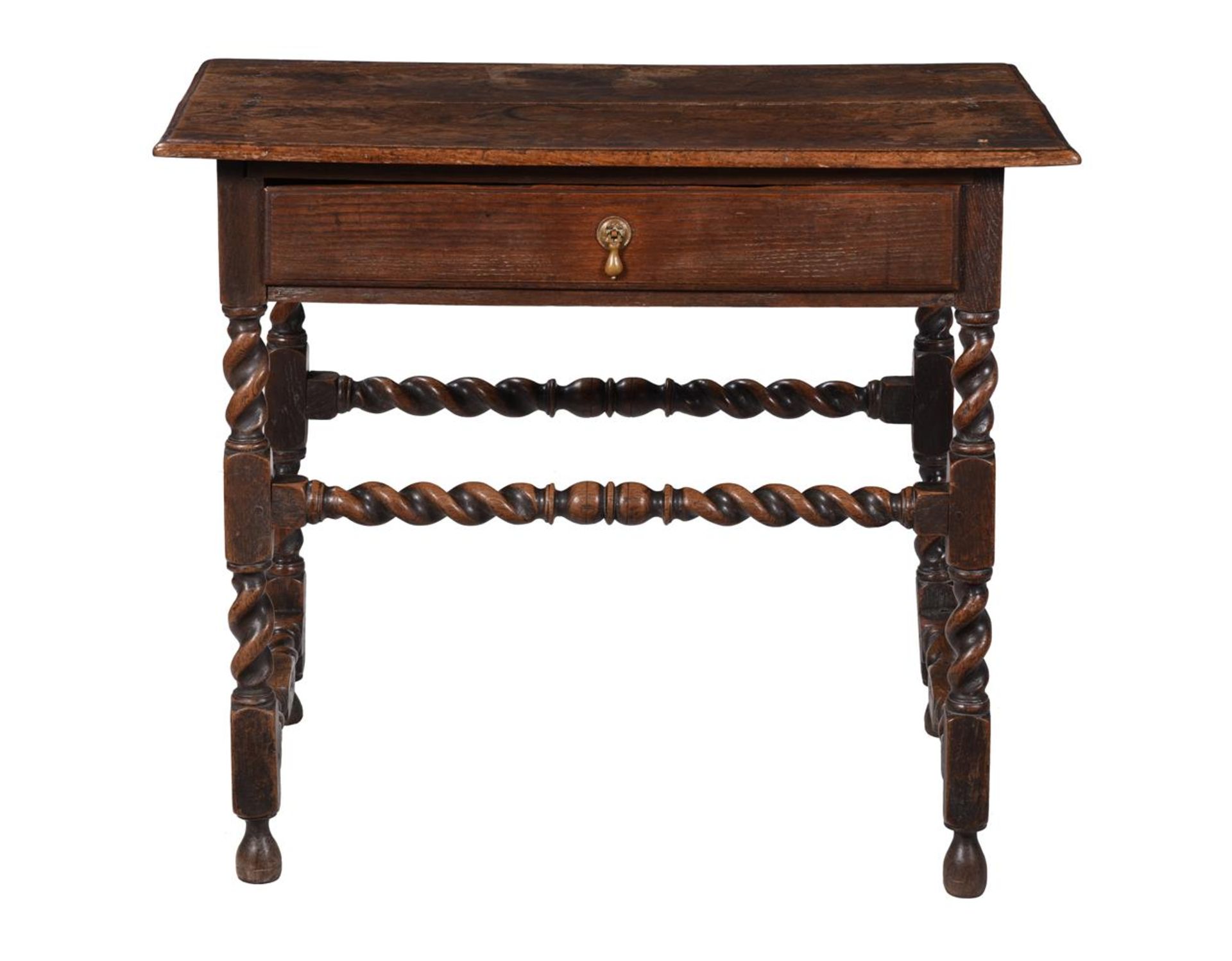 A CHARLES II OAK SIDE TABLE, CIRCA 1660 - Bild 3 aus 3