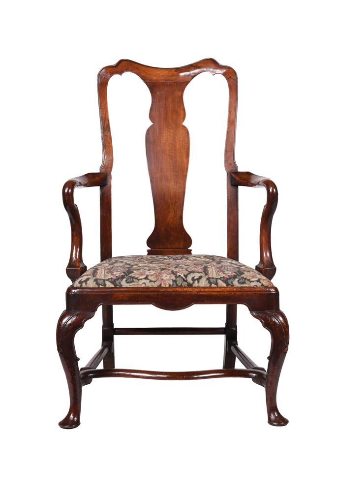 A QUEEN ANNE WALNUT ARMCHAIR, CIRCA 1710 - Image 2 of 4