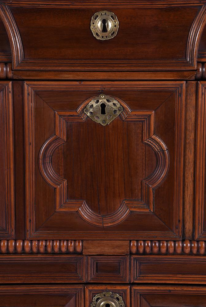 A CHARLES II OAK, CEDAR AND SNAKEWOOD CHEST OF DRAWERS, CIRCA 1660 - Image 4 of 5