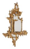 A PAIR OF GILTWOOD MIRRORS, IN THE MANNER OF CHIPPENDALE, 19TH CENTURY