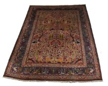 AN INDO-PERSIAN HUNTING CARPET, approximately 416 x 307cm