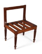 A REGENCY MAHOGANY LUGGAGE RACK, ATTRIBUTED TO GILLOWS, CIRCA 1815