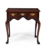 A GEORGE II 'RED WALNUT' SIDE TABLE, MID 18TH CENTURY