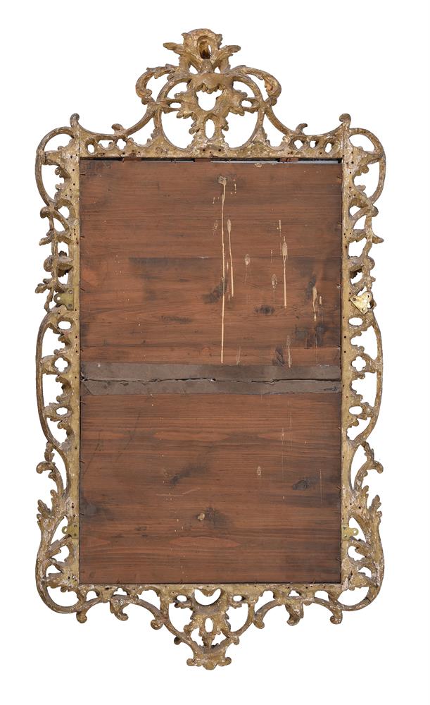 A GEORGE II CARVED GILTWOOD WALL MIRROR, CIRCA 1750 - Image 3 of 4