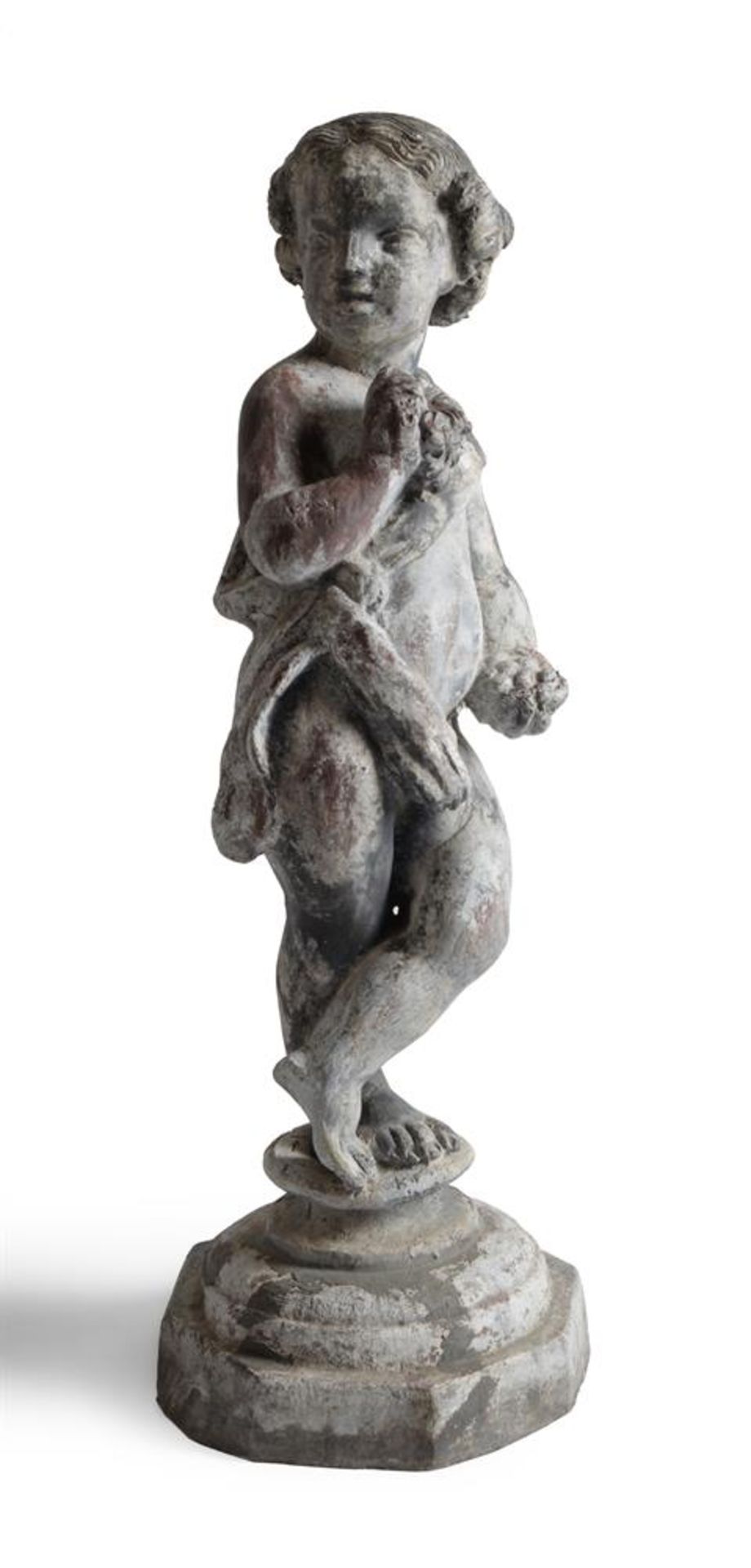 A SET OF FOUR LEAD FIGURES OF CHILDREN EMBLEMATIC OF THE SEASONS, EARLY/MID 20TH CENTURY - Bild 4 aus 4