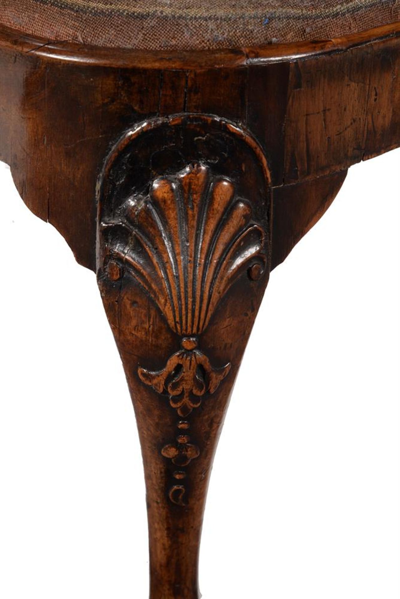 A GEORGE II WALNUT OPEN ARMCHAIR, IN THE MANNER OF GILES GRENDEY, CIRCA 1735 - Image 6 of 7