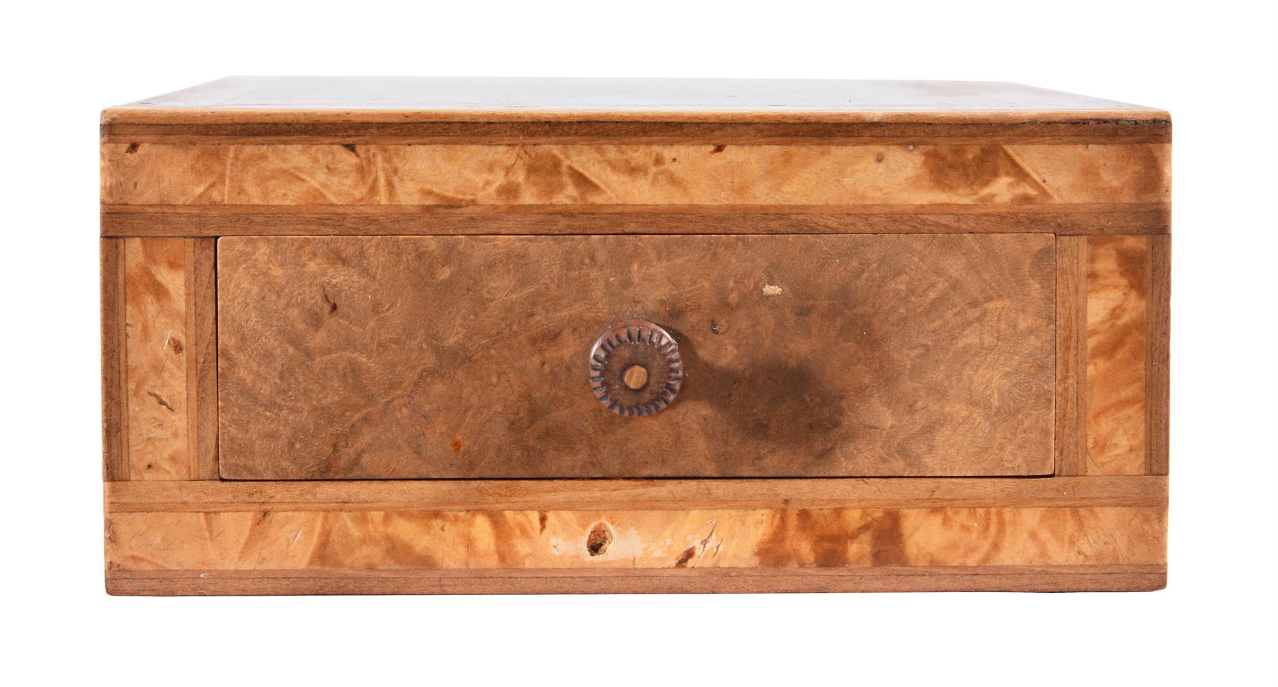 A RARE AMERICAN SPECIMEN WOOD BOX BY ADOLPH SINNING, MID 19TH CENTURY - Image 5 of 6