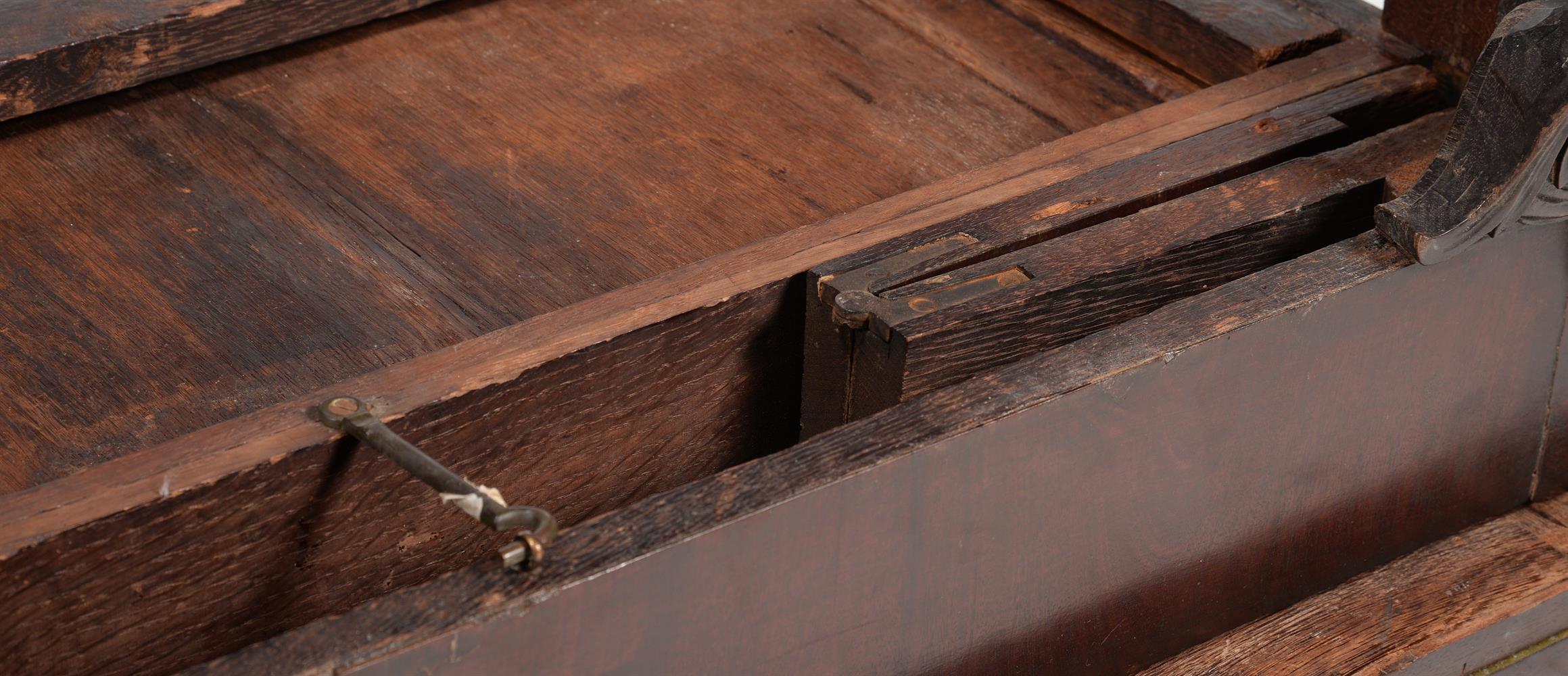 A PAIR OF GEORGE II MAHOGANY CONCERTINA ACTION FOLDING CARD TABLES PROBABLY IRISH - Image 9 of 9