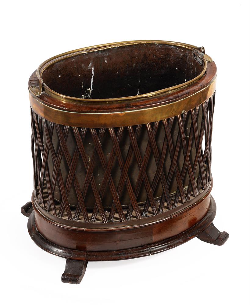 A GEORGE III MAHOGANY OYSTER BUCKET, LATE 18TH/EARLY 19TH CENTURY - Image 2 of 4