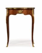 Y A FRENCH ROSEWOOD AND PARQUETRY OCCASIONAL TABLE BY FRANCOIS LINKE (1855-1946)