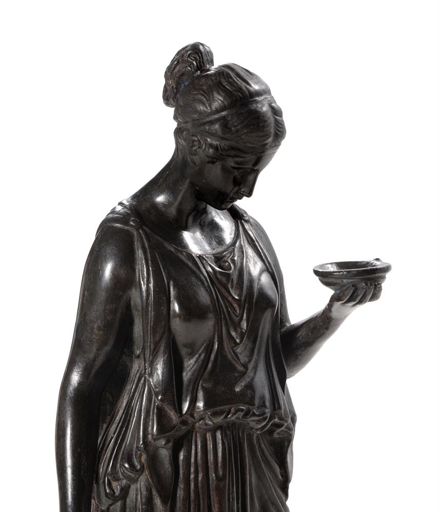 AFTER BERTEL THORVALDSEN (DANISH, 1770-1844), A CARVED FIGURE OF HEBE, MID 19TH CENTURY - Image 2 of 3
