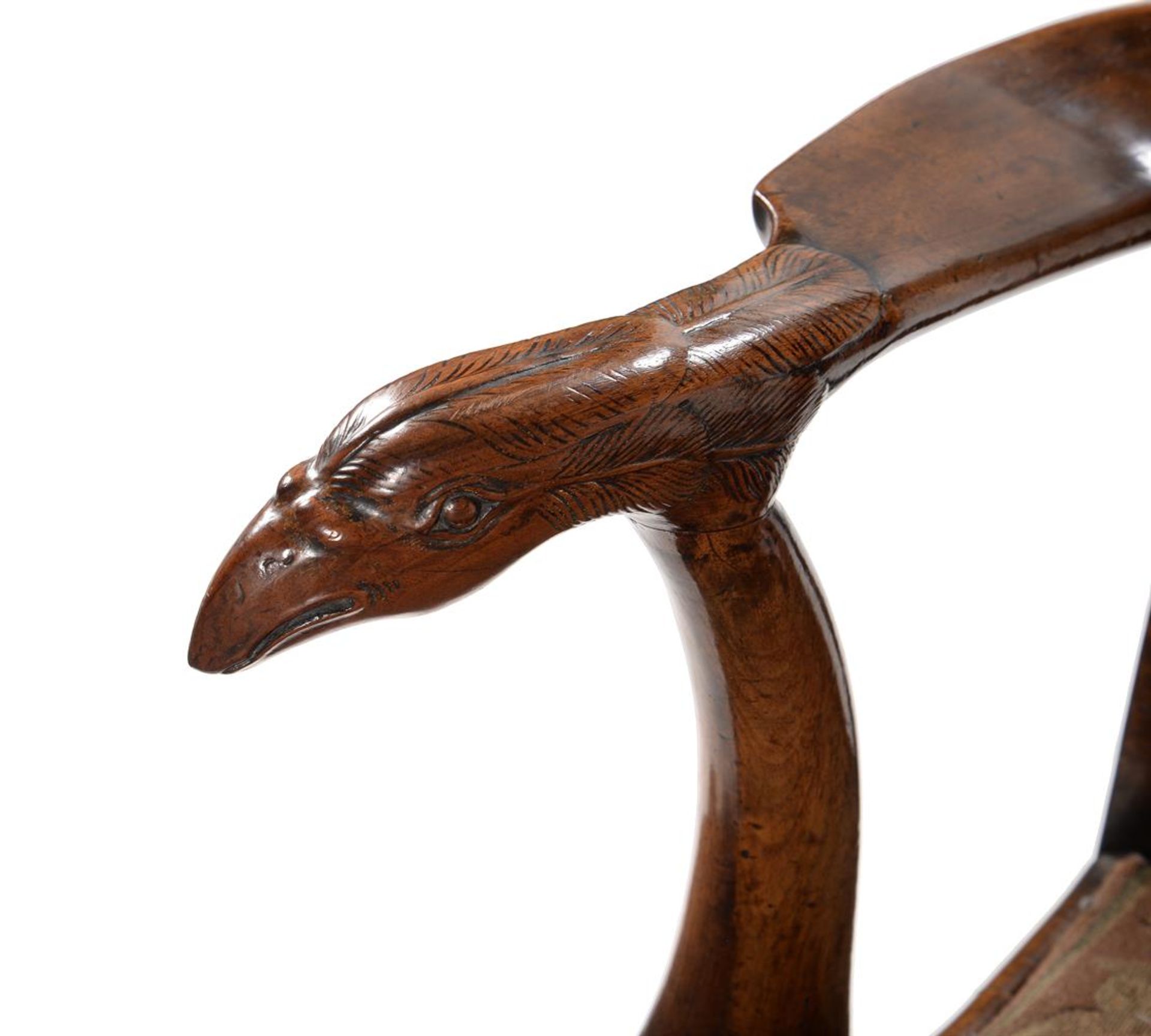 A GEORGE II WALNUT OPEN ARMCHAIR, IN THE MANNER OF GILES GRENDEY, CIRCA 1735 - Image 4 of 7