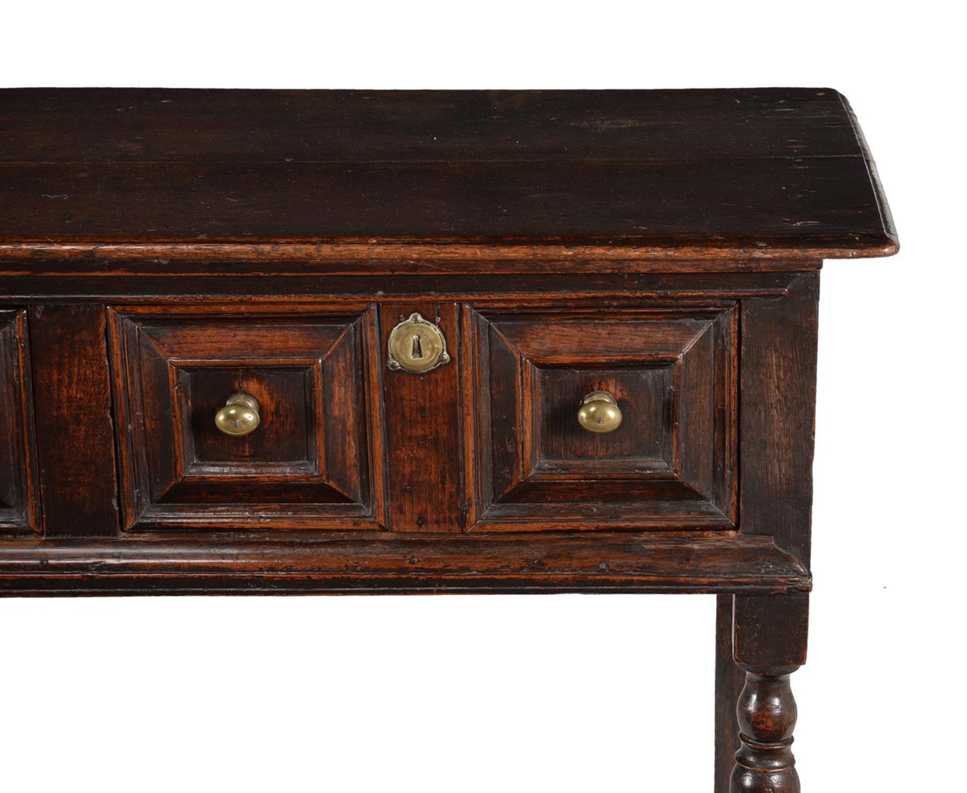 A CHARLES II OAK DRESSER BASE, CIRCA 1680 - Image 2 of 2