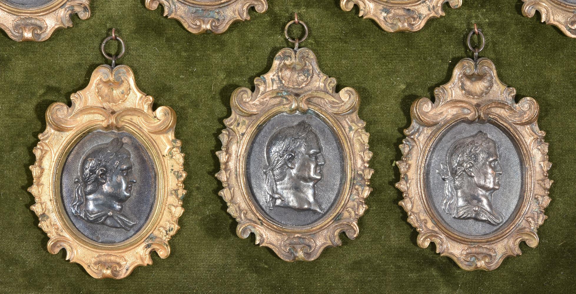 A SET OF SEVEN 'GRAND TOUR' PORTRAITS OF ROMAN EMPERORS, ITALIAN, LATE 18TH/EARLY 19TH CENTURY - Image 2 of 4