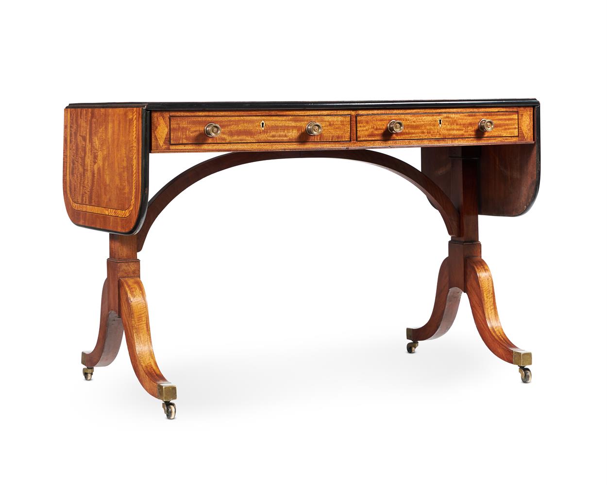 Y A GEORGE III SATINWOOD SOFA TABLE, ATTRIBUTED TO GILLOWS, CIRCA 1790 - Image 2 of 6