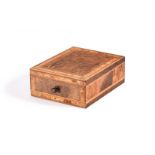 A RARE AMERICAN SPECIMEN WOOD BOX BY ADOLPH SINNING, MID 19TH CENTURY