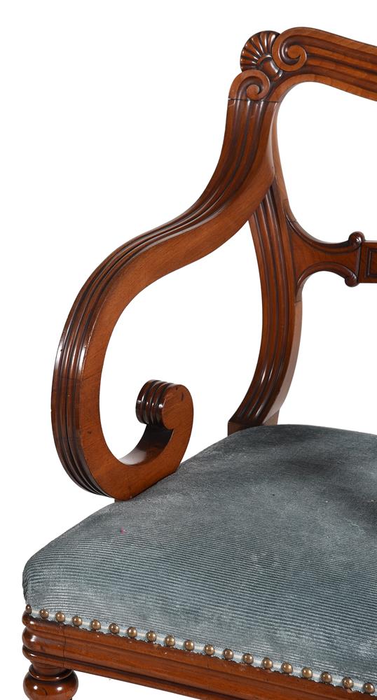 A SET OF TWENTY-FOUR GEORGE IV MAHOGANY DINING CHAIRS, BY GILLOWS, CIRCA 1830 - Image 7 of 16