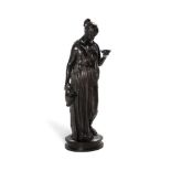 AFTER BERTEL THORVALDSEN (DANISH, 1770-1844), A CARVED FIGURE OF HEBE, MID 19TH CENTURY