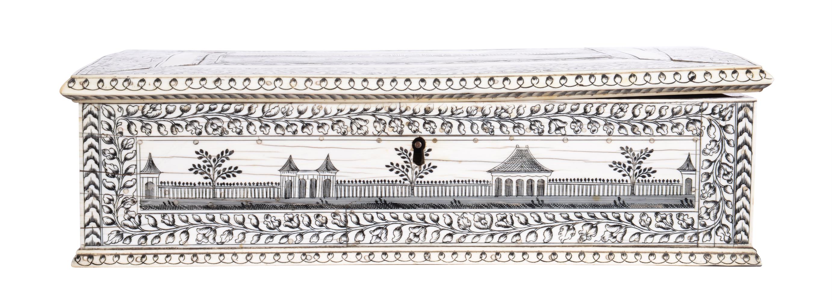 Y A VIZAGAPATAM IVORY BOX, CIRCA 1780 - Image 2 of 6