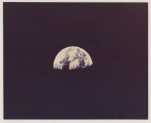 Planet Earth as seen during trans-earth coast, Apollo 8, 21-27 Dec 1968