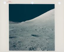 Moonscape at the Shorty Crater, Station 4, EVA 2, Apollo 17, 7-19 Dec 1972