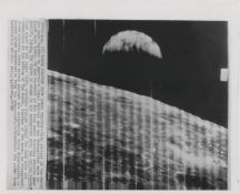 Earthrise, Lunar Orbiter 1, 23 Aug 1966