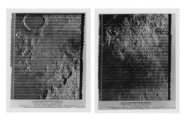 Lunar surface views (4 prints), Lunar Orbiter 4, May 1967