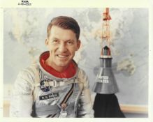 Four spacesuit portraits of Walter Schirra during pre-launch activities, MercuryAtlas 8, 3 Oct 1962
