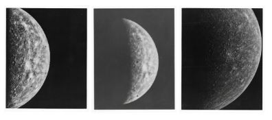 Mercury, the first encounter (3 views), Mariner 10, 28-19 Mar 1974
