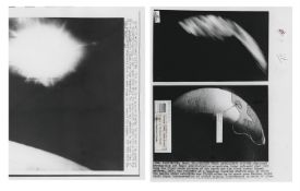 The first photo of the sun and the Earth together; the first crude view of the Earth (2), 1959