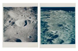 Orbital studies of adjacent lunar terrain: Keeler U and Ventris (2 views), Apollo 10, 18-26 May 1969