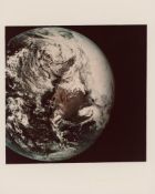 Nearly full Planet Earth as seen from space, Apollo 16, 16-27 April 1972