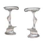 PHILIP WATTS, A PAIR OF MERCURY BAR STOOLS