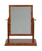 λ CHRISTOPHER VICKERS, A MODERN BURR OAK DRESSING MIRROR