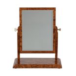 λ CHRISTOPHER VICKERS, A MODERN BURR OAK DRESSING MIRROR