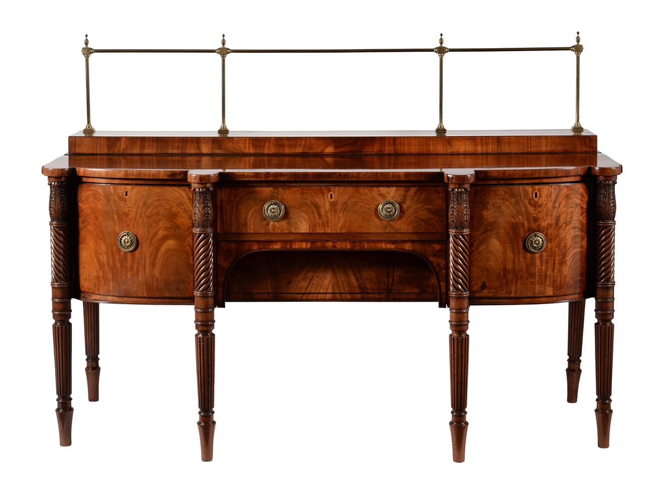 A GEORGE IV MAHOGANY SIDEBOARD