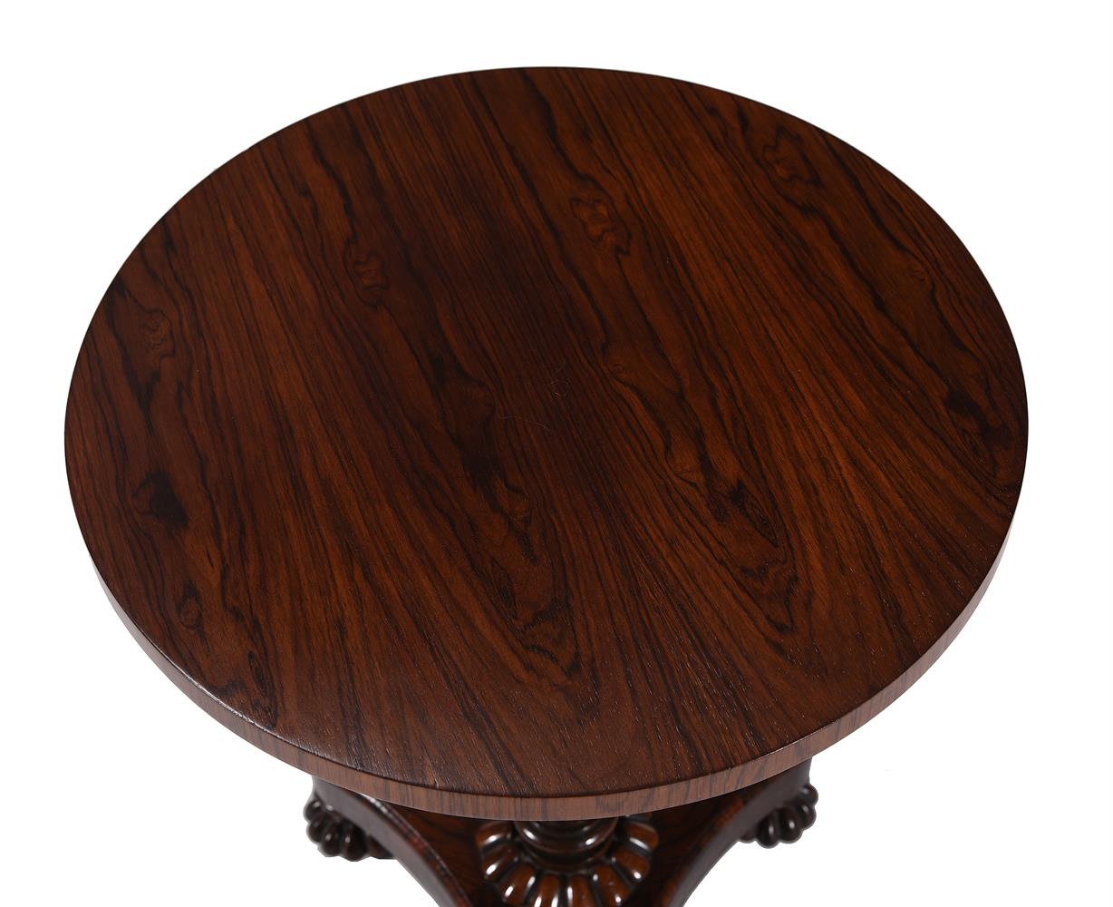 Y A WILLIAM IV ROSEWOOD TRIPOD TABLE - Image 3 of 3