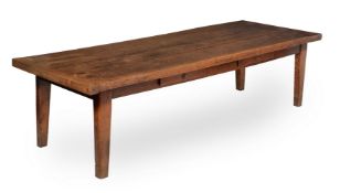 AN ASH REFECTORY TABLE