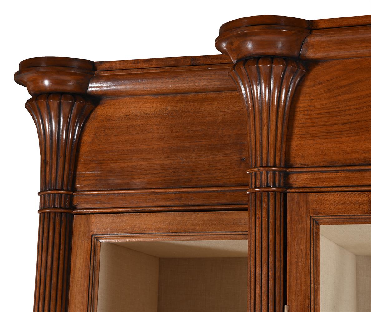 A MAHOGANY DISPLAY CABINET IN EMPIRE TASTE - Image 4 of 4