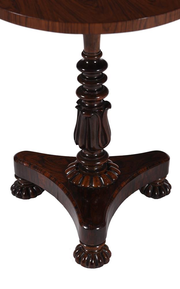 Y A WILLIAM IV ROSEWOOD TRIPOD TABLE - Image 2 of 3