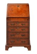 A GEORGE II WALNUT BUREAU