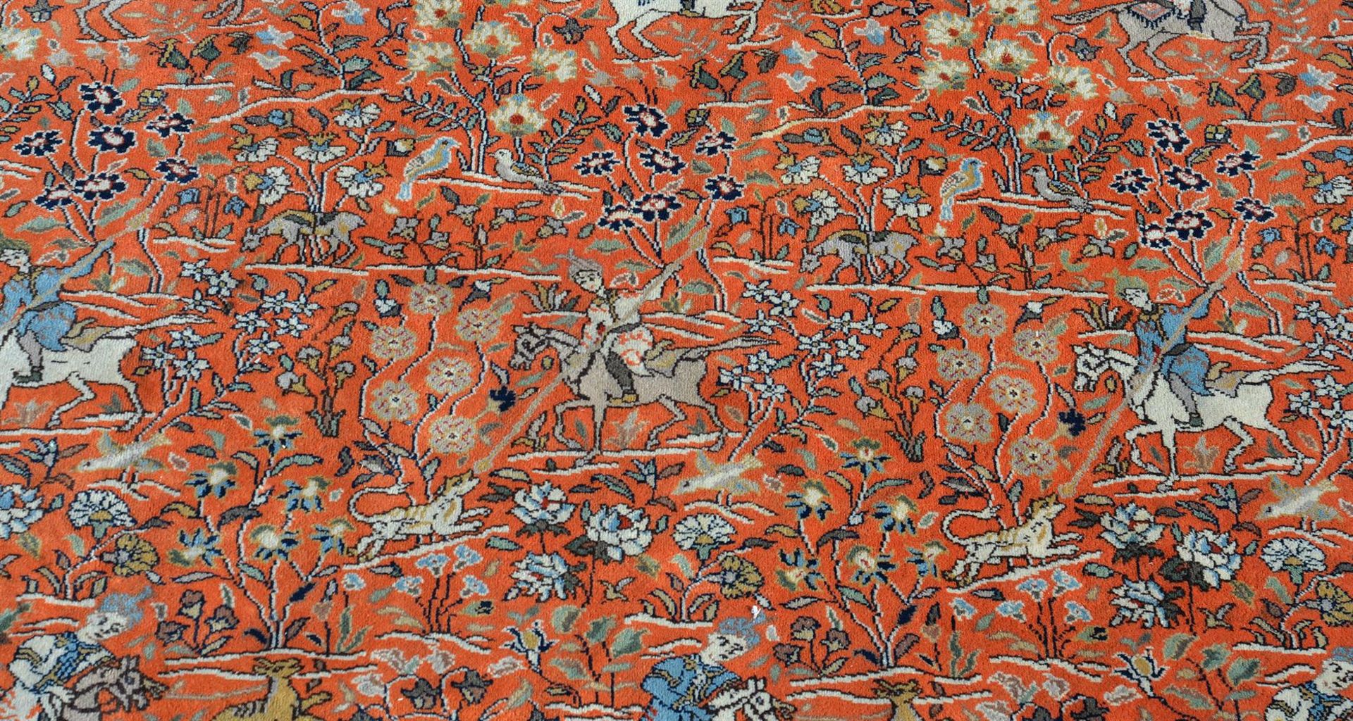 A HUNTING CARPET IN TABRIZ STYLE - Bild 3 aus 3