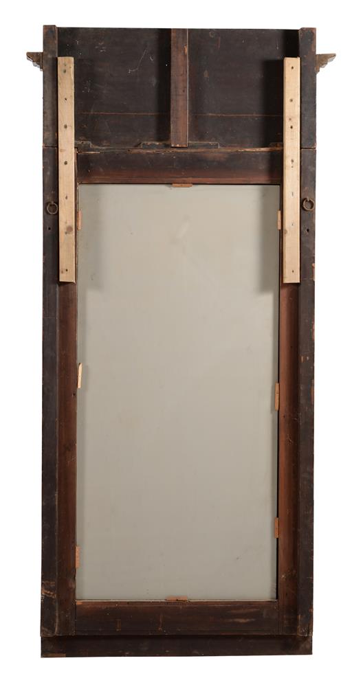 A MAHOGANY AND GILT METAL MOUNTED PIER OR WALL MIRROR - Image 3 of 3