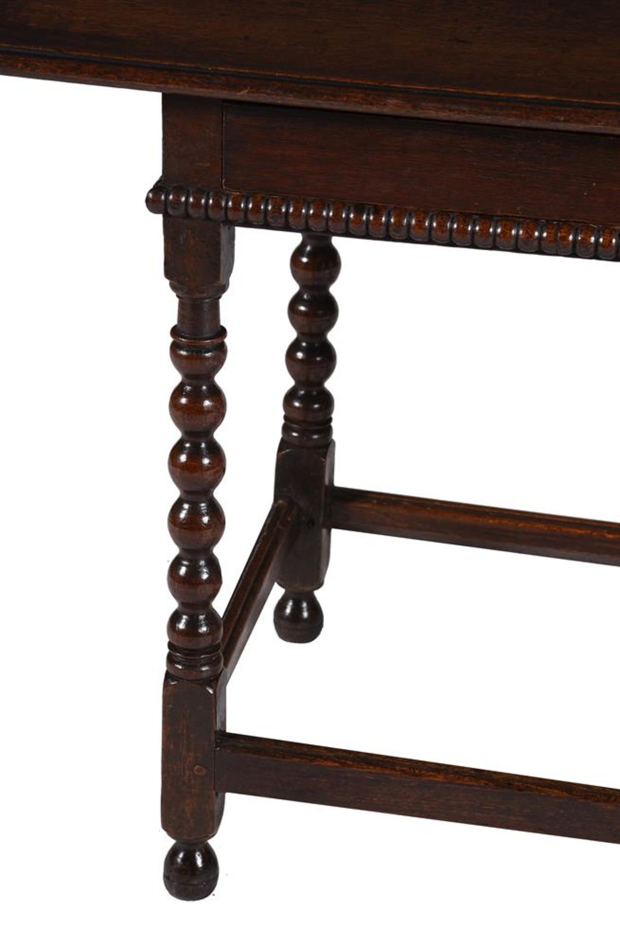 AN OAK SIDE TABLE IN LATE 17TH CENTURY STYLE - Bild 2 aus 2