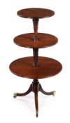 A GEORGE III MAHOGANY DUMB WAITER