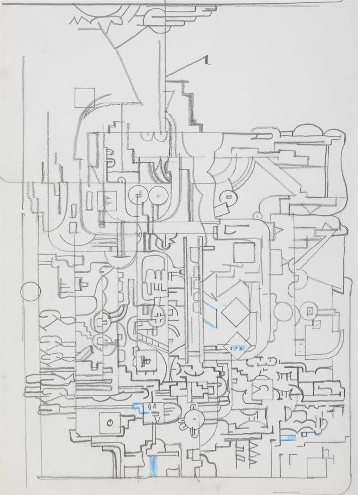 λ EDUARDO PAOLOZZI (SCOTTISH 1924-2005), UNTITLED (ABSTRACT)