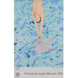 λ DAVID HOCKNEY (BRITISH B.1937), DIVER. OLYMPIC GAMES MUNICH 1972 (BAGGOT 34)